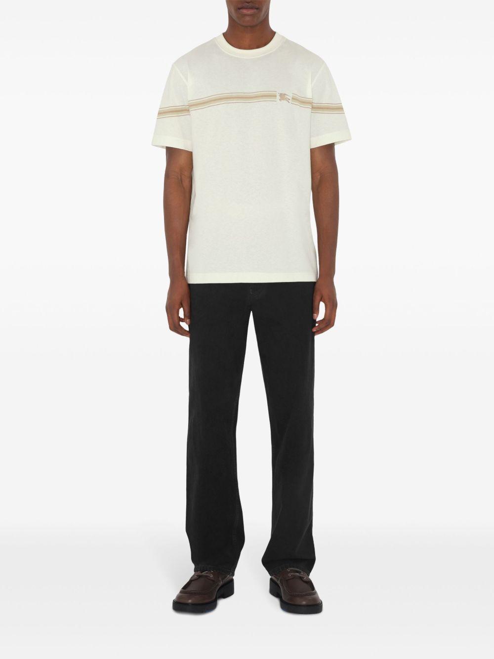 striped cotton T-shirt Product Image