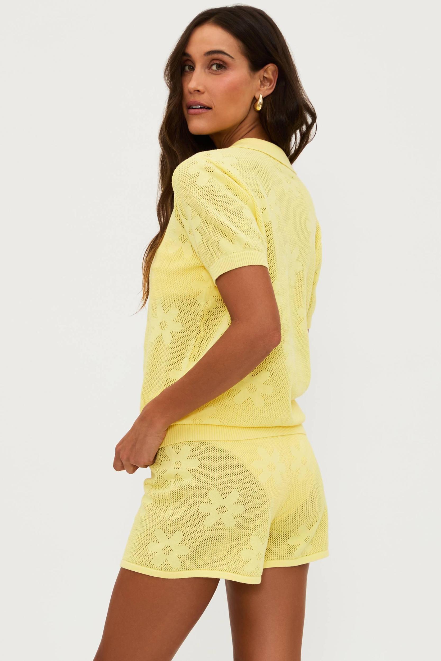 Liliana Top Butter Blossom Jacquard Product Image