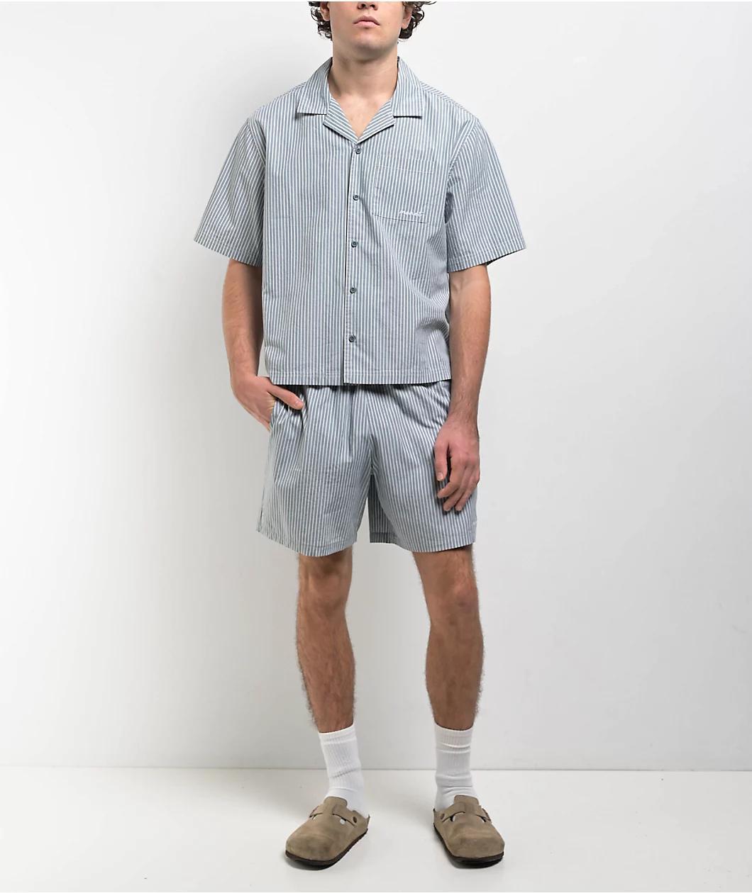 $AD BOYZ by Junior H X Lost Hills Nails Black Mesh Shorts Product Image