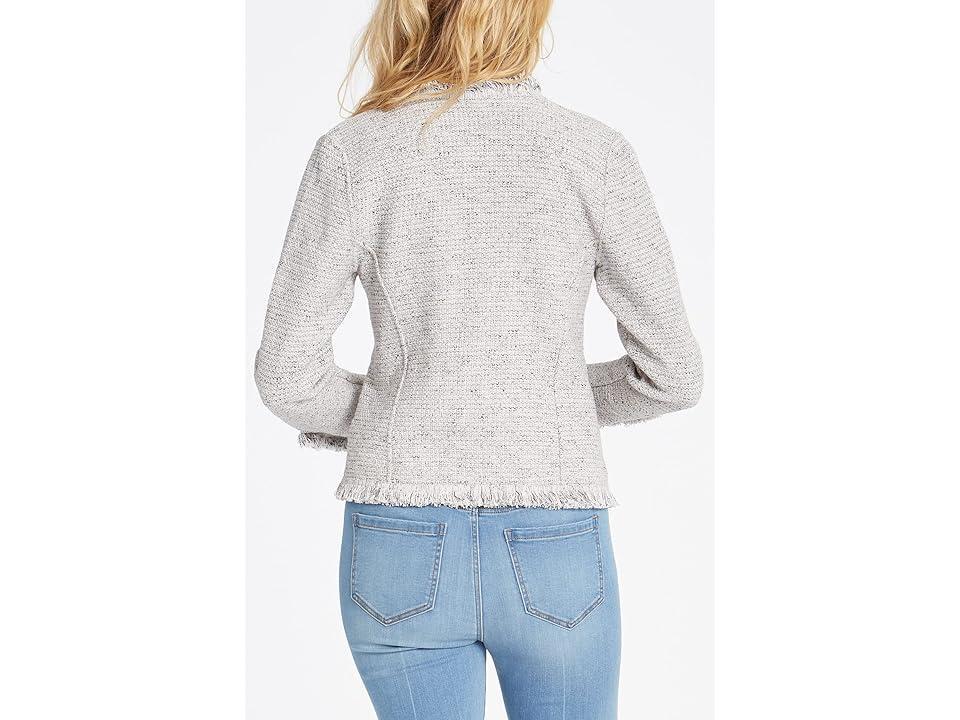 Nic+Zoe Fringe Mix Knit Jacket Product Image
