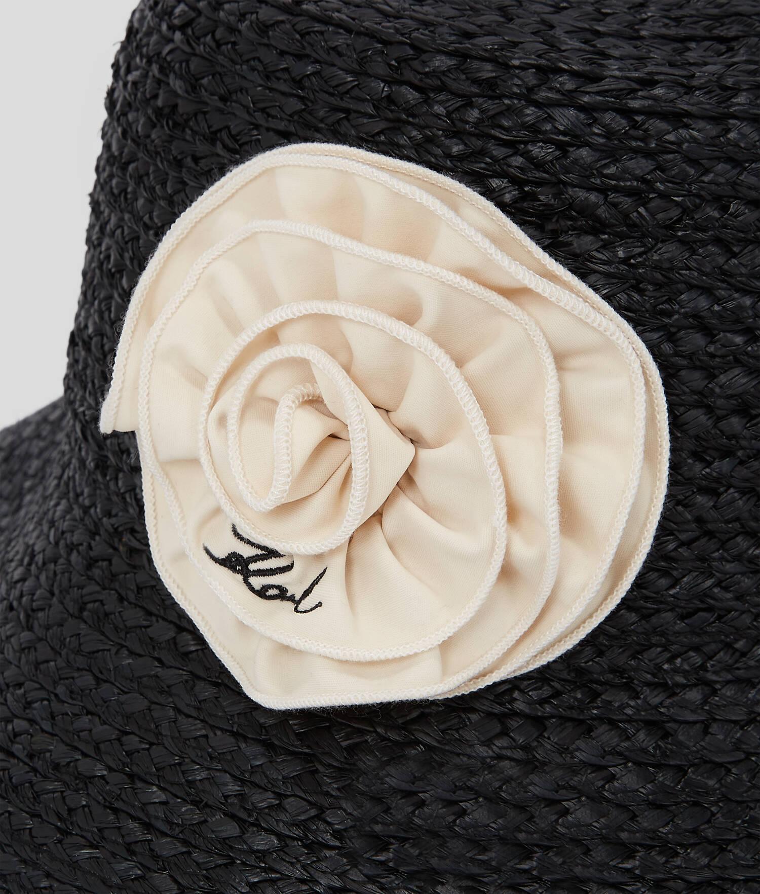 Raffia Flower Bucket Hat Product Image