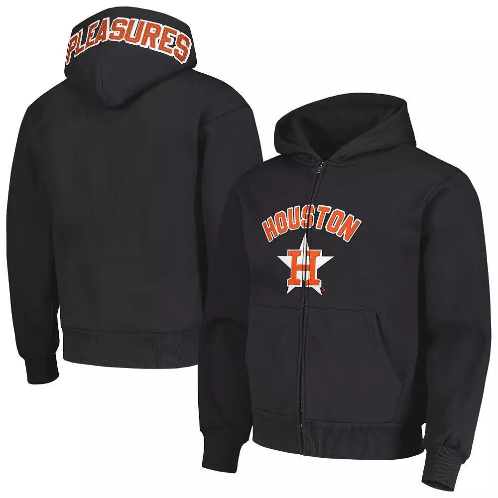 Men's Black Houston Astros Opening Day Full-Zip Hoodie, Size: Small Product Image