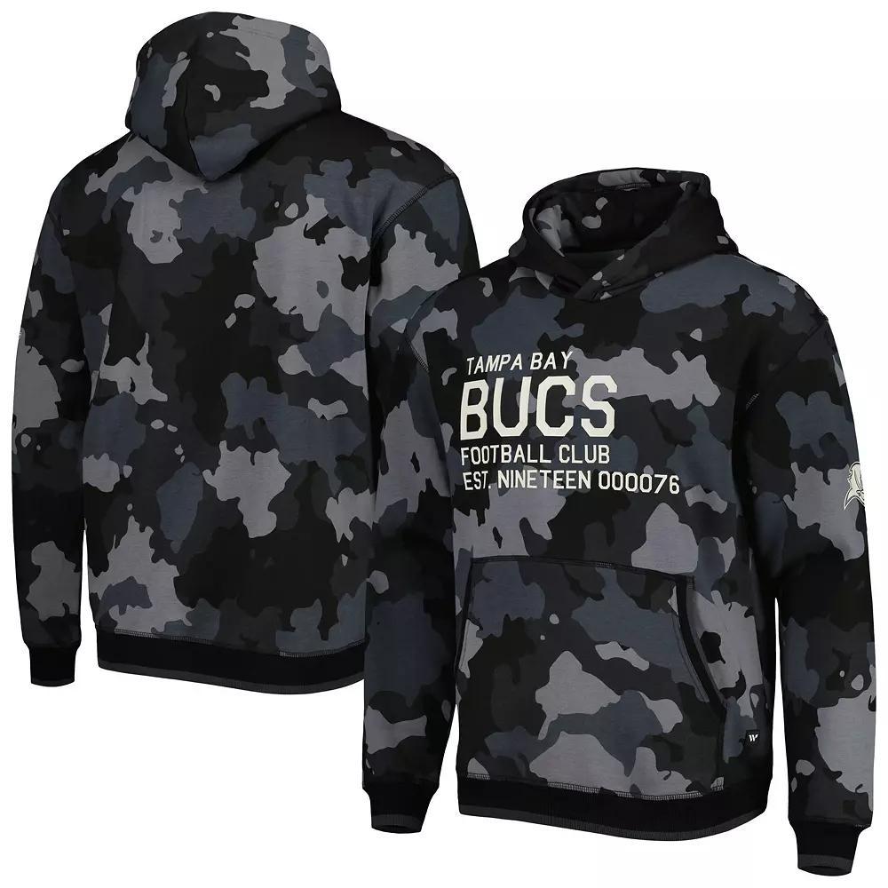 Men's The Wild Collective Black Tampa Bay Buccaneers Camo Pullover Hoodie, Size: XL Product Image