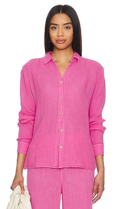 Leo Button Down Shirt Michael Stars Product Image