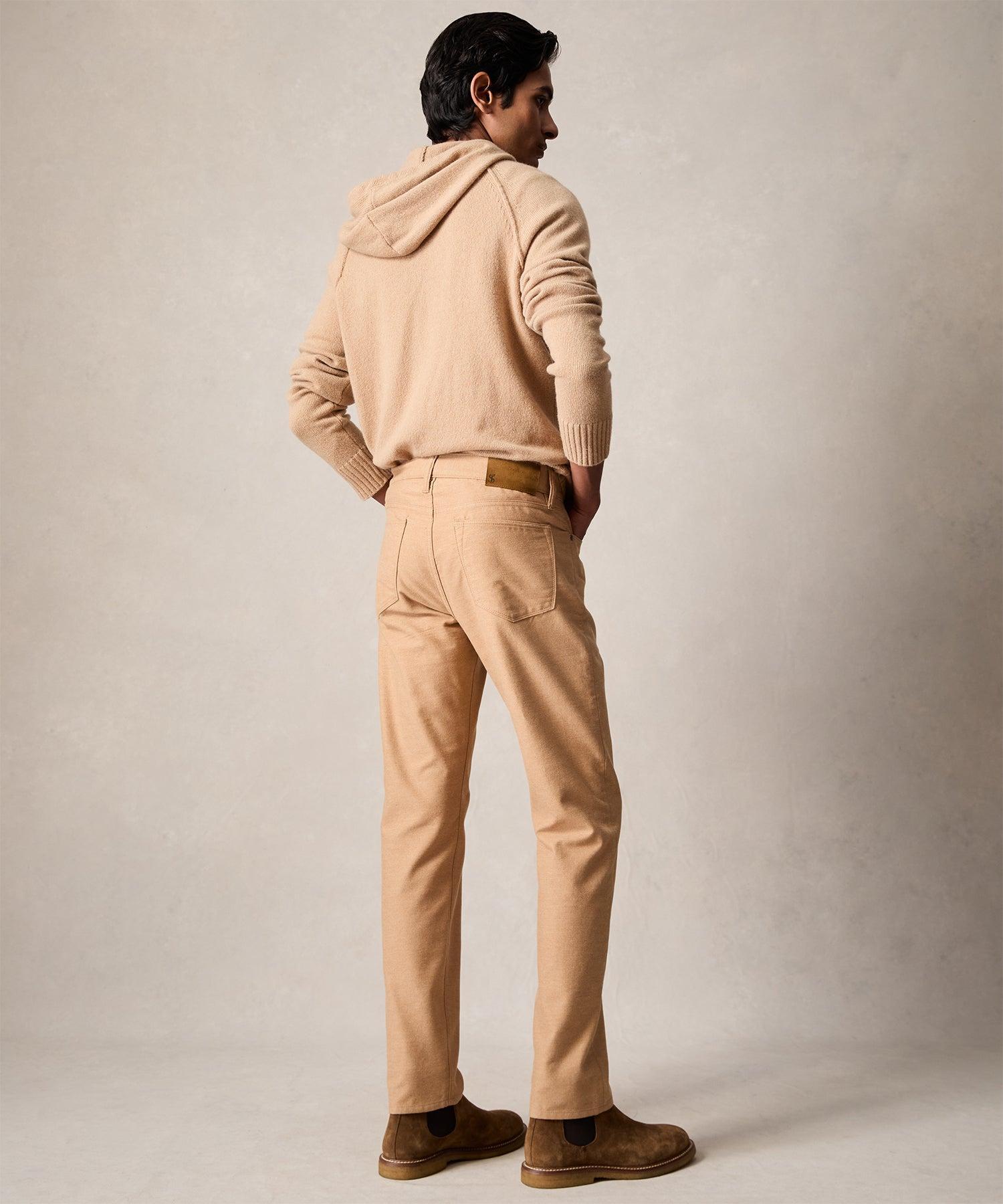 Slim Fit 5-Pocket Camelhair Pant Male Product Image