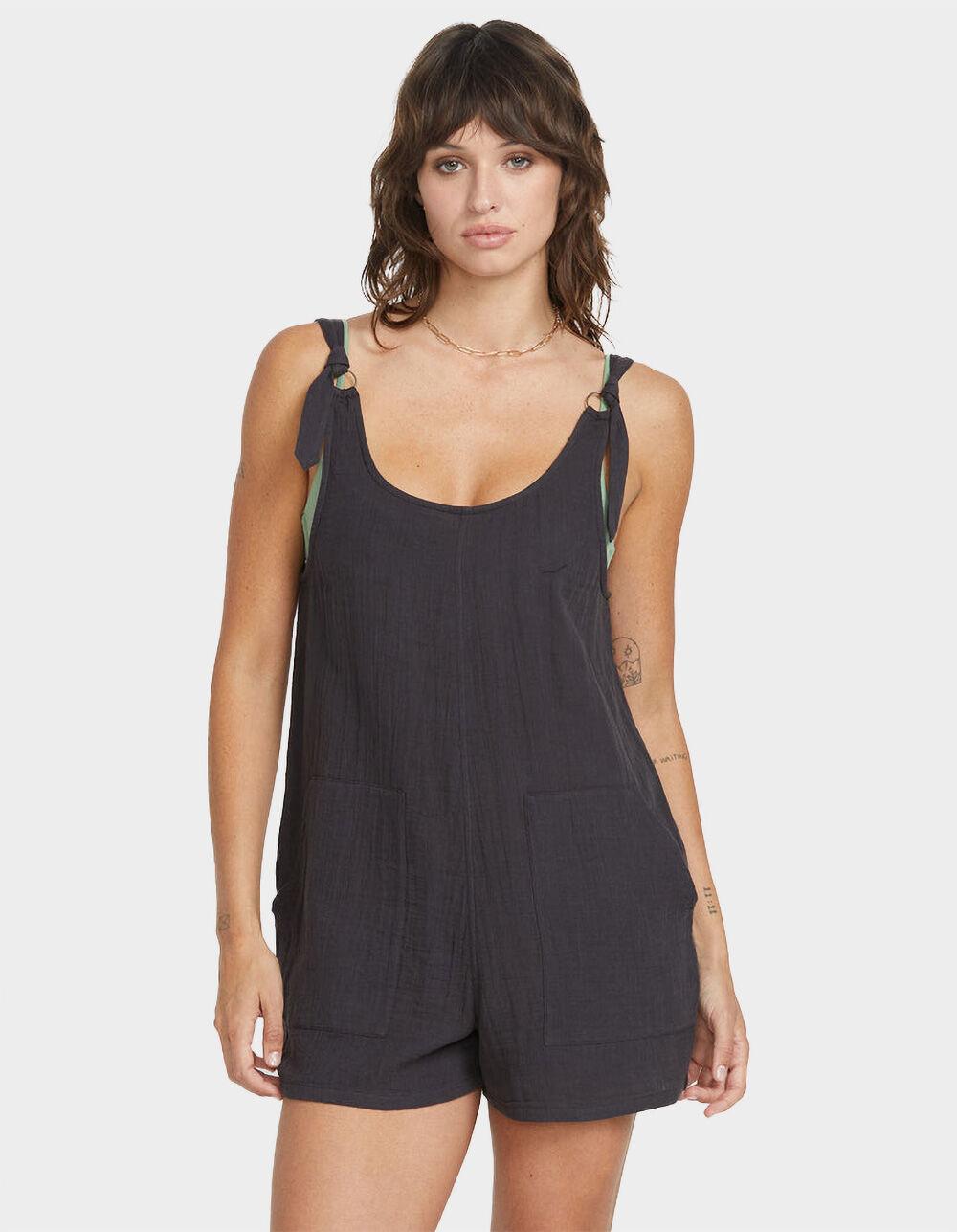 VOLCOM Lived In Lounge Tie Strap Womens Romper Product Image
