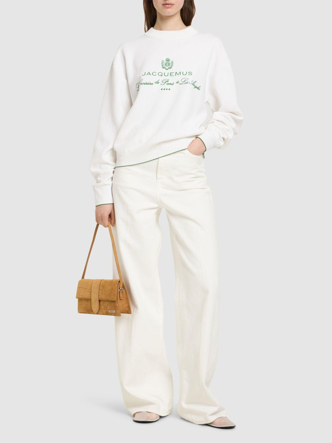 logo-embroidered sweatshirt Product Image