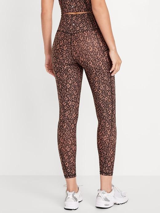 High-Waisted PowerSoft Rib Leggings Product Image