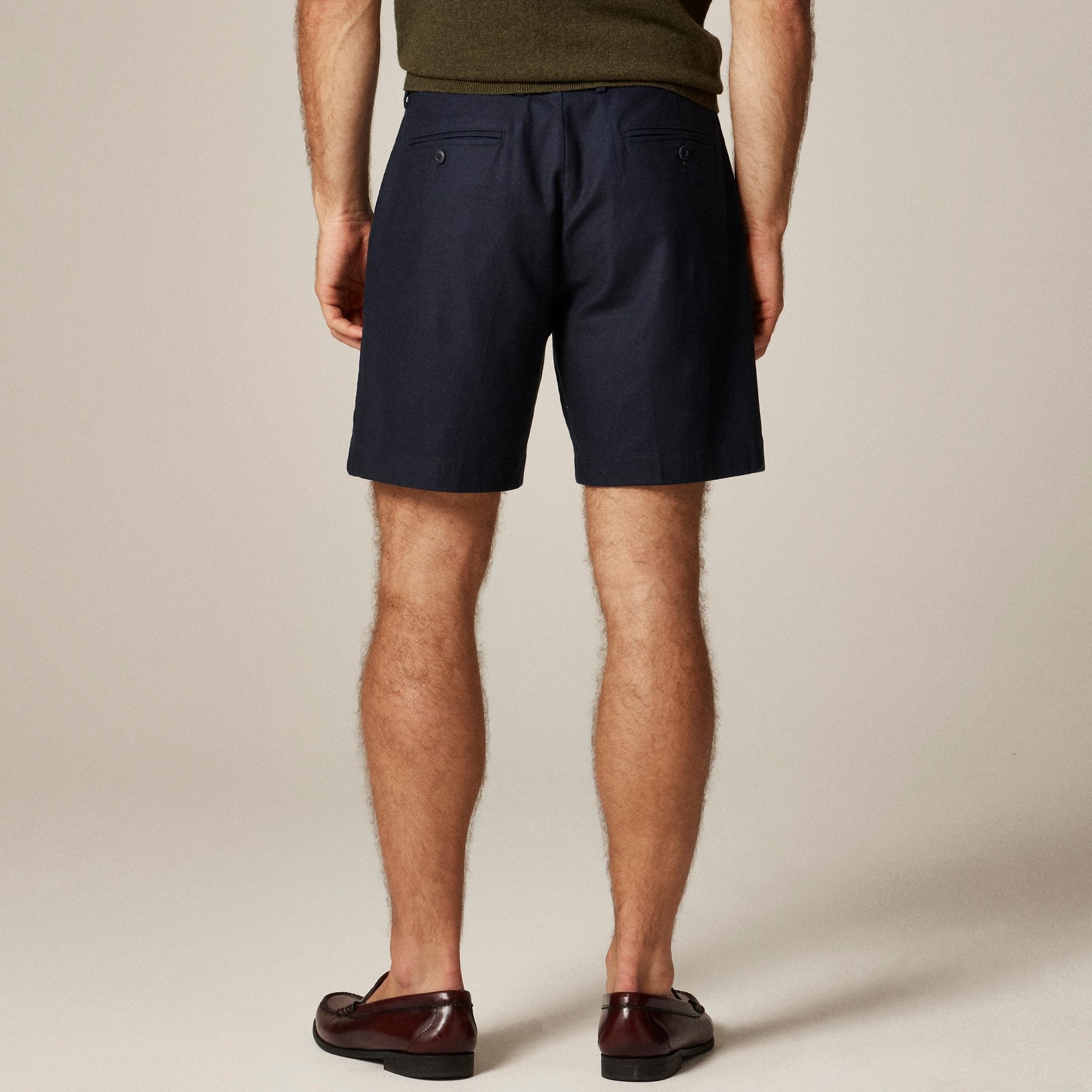 8" dress short in stretch cotton blend Product Image