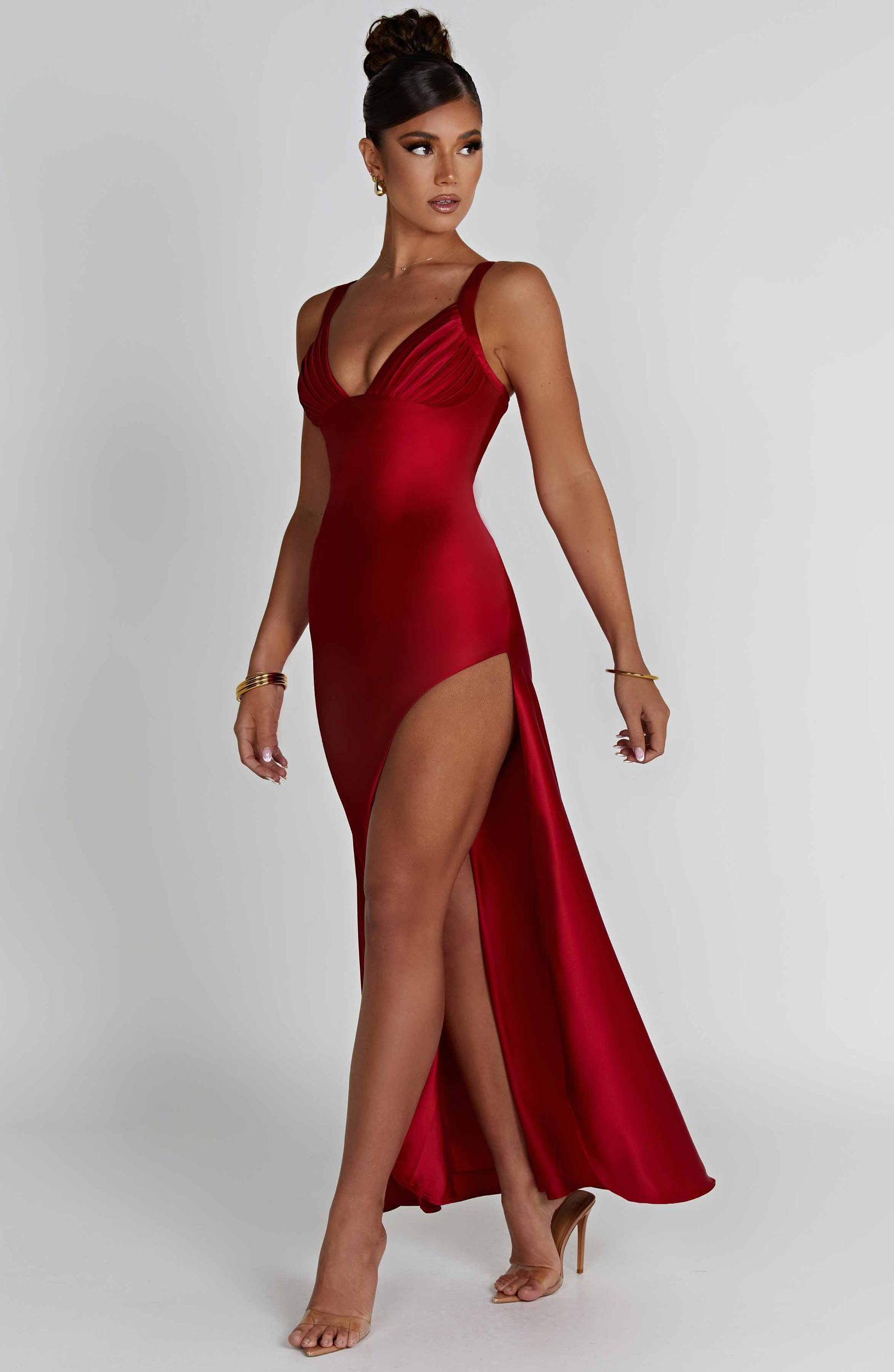 Hayley Maxi Dress - Red Product Image