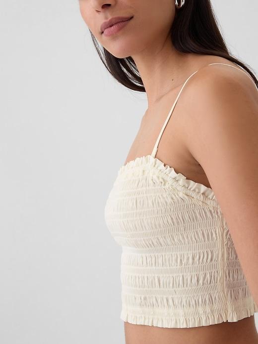 Cropped Smocked Cami Product Image