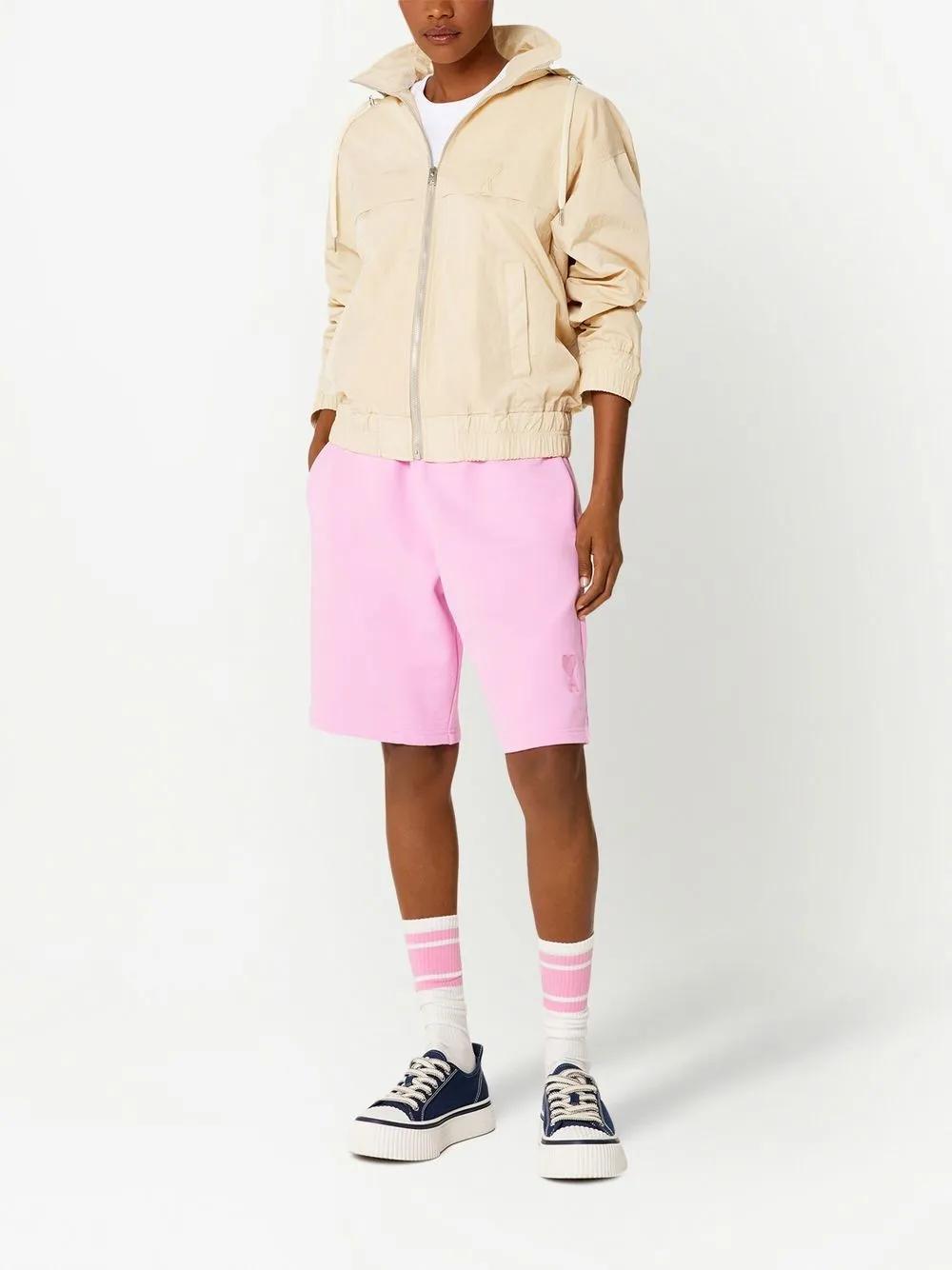 embroidered-logo track shorts Product Image
