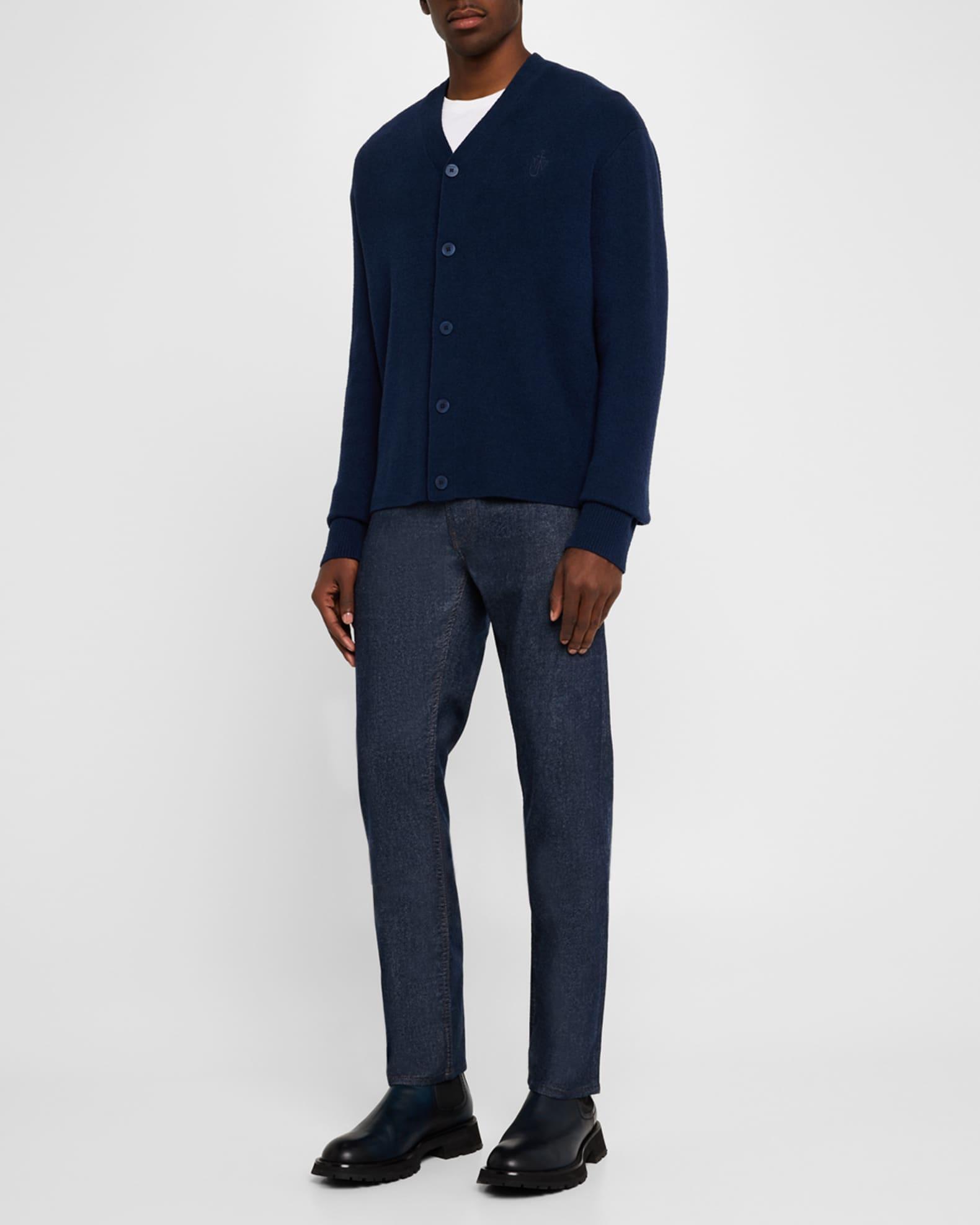 Mens Comfort Stretch Modern Straight Jeans Product Image