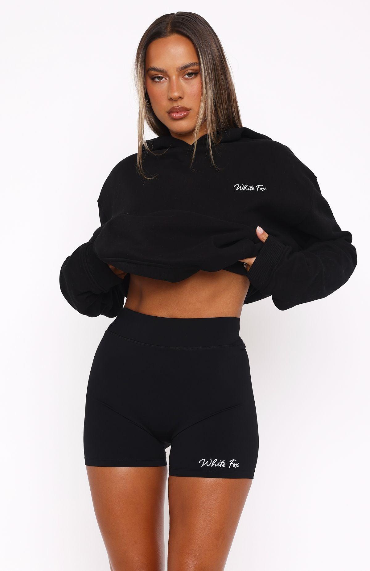Match Your Words Bike Shorts Black Product Image