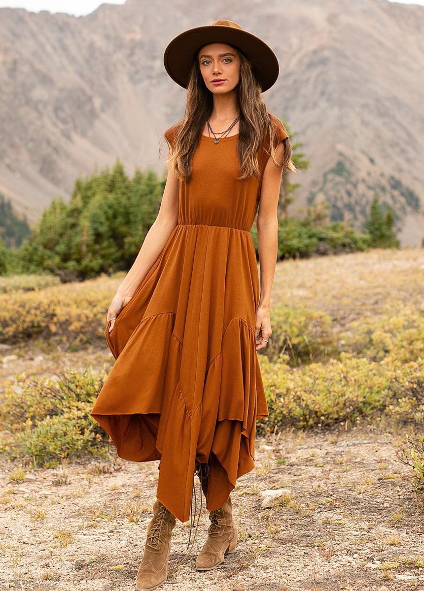 Pilar Dress in Spice Female Product Image