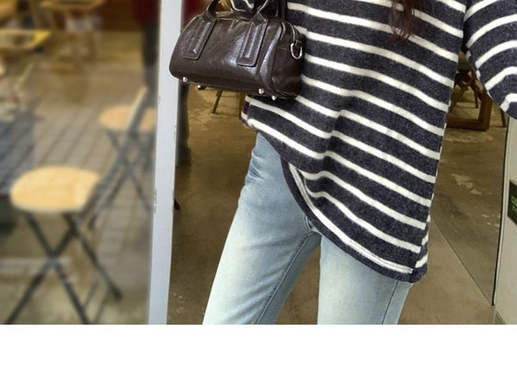 Round Neck Striped Top (Various Designs) Product Image