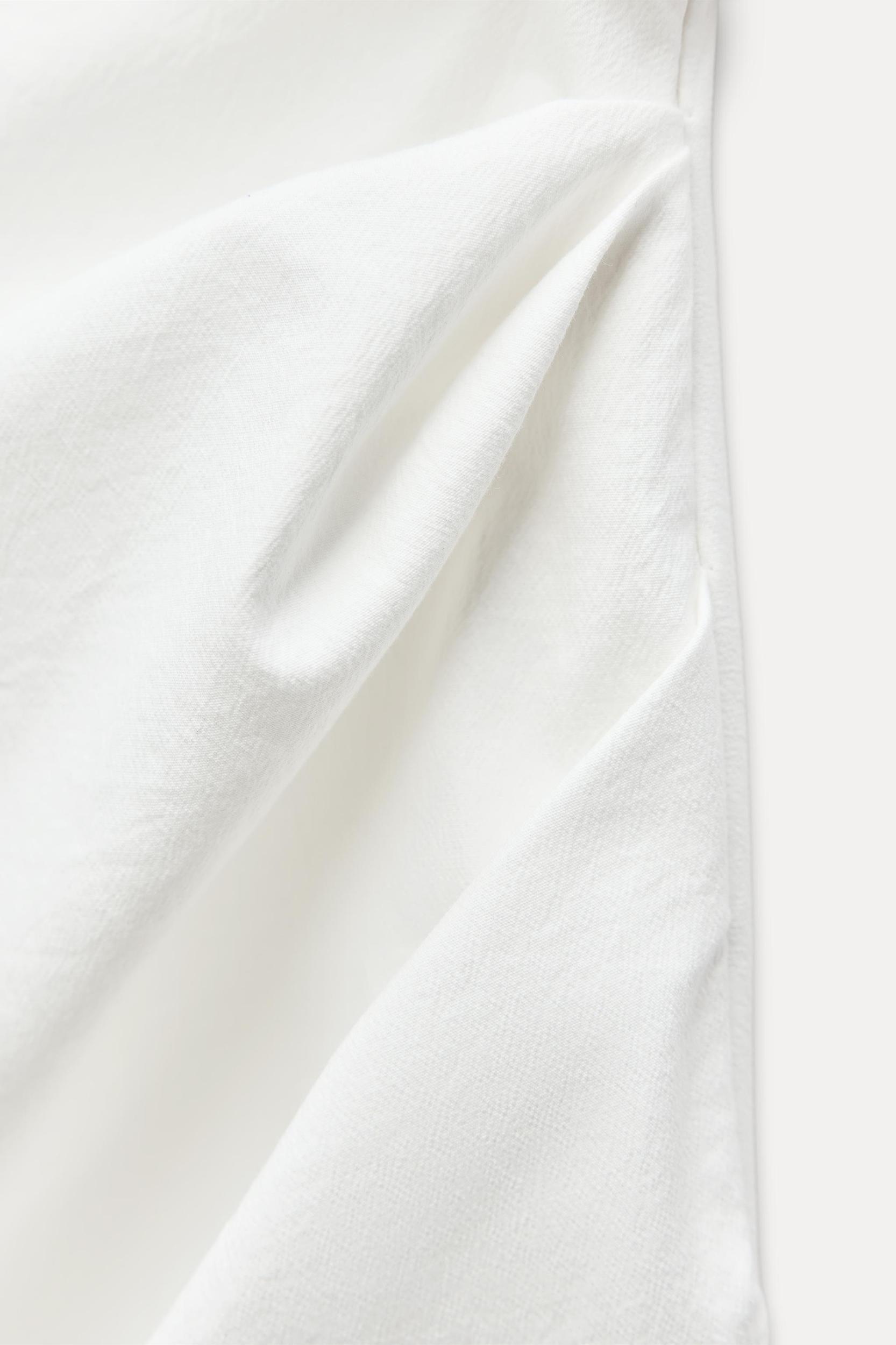 DRAPED ASYMMETRIC DRESS ZW COLLECTION Product Image