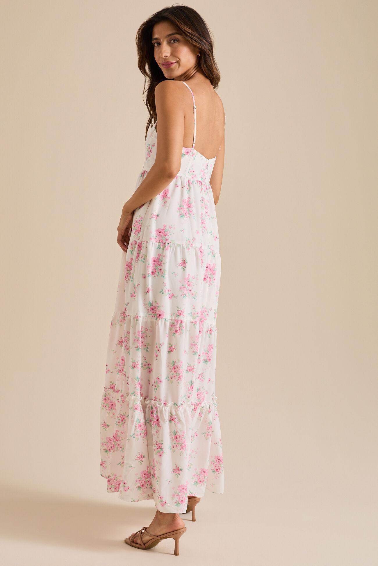 Zandry Floral Maxi Dress Product Image