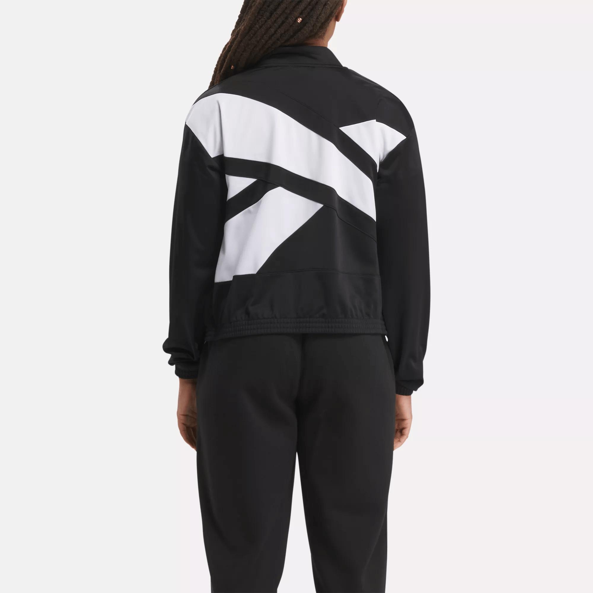 Women's Reebok Identity Back Vector Tricot Track Jacket Female Product Image