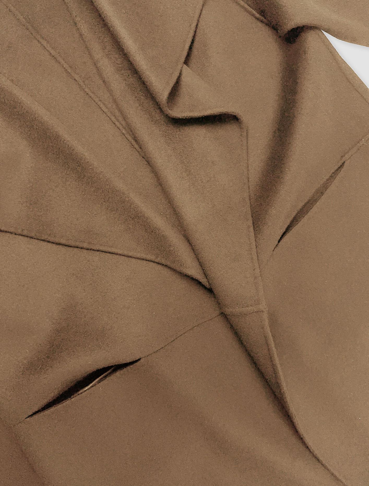 Signature Wool And Cashmere Coat In Camel Product Image
