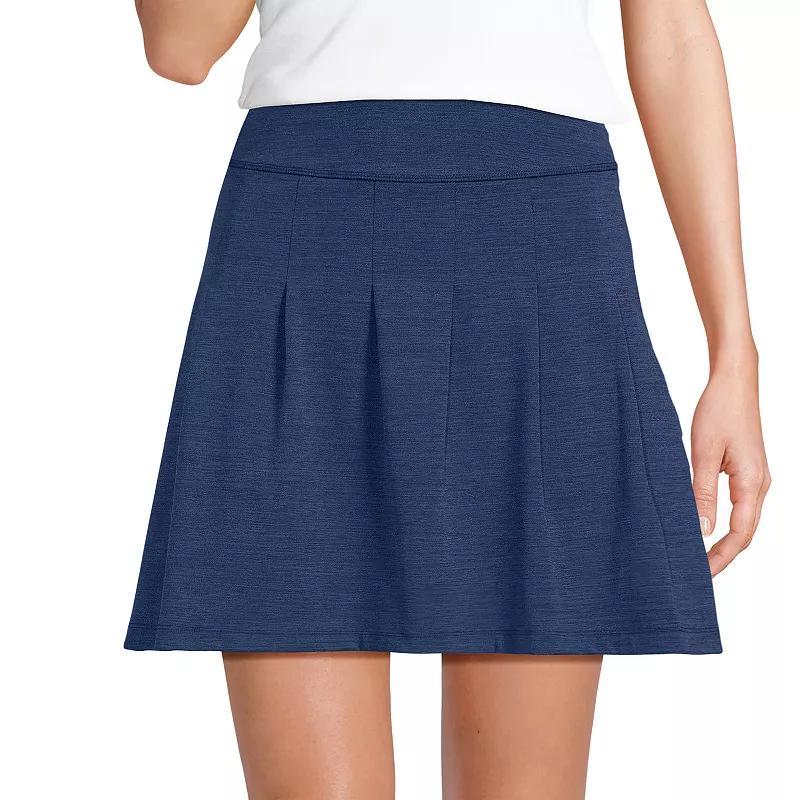 Women's Lands End Active High Impact High-Rise Skort, Size: XL, Black Product Image