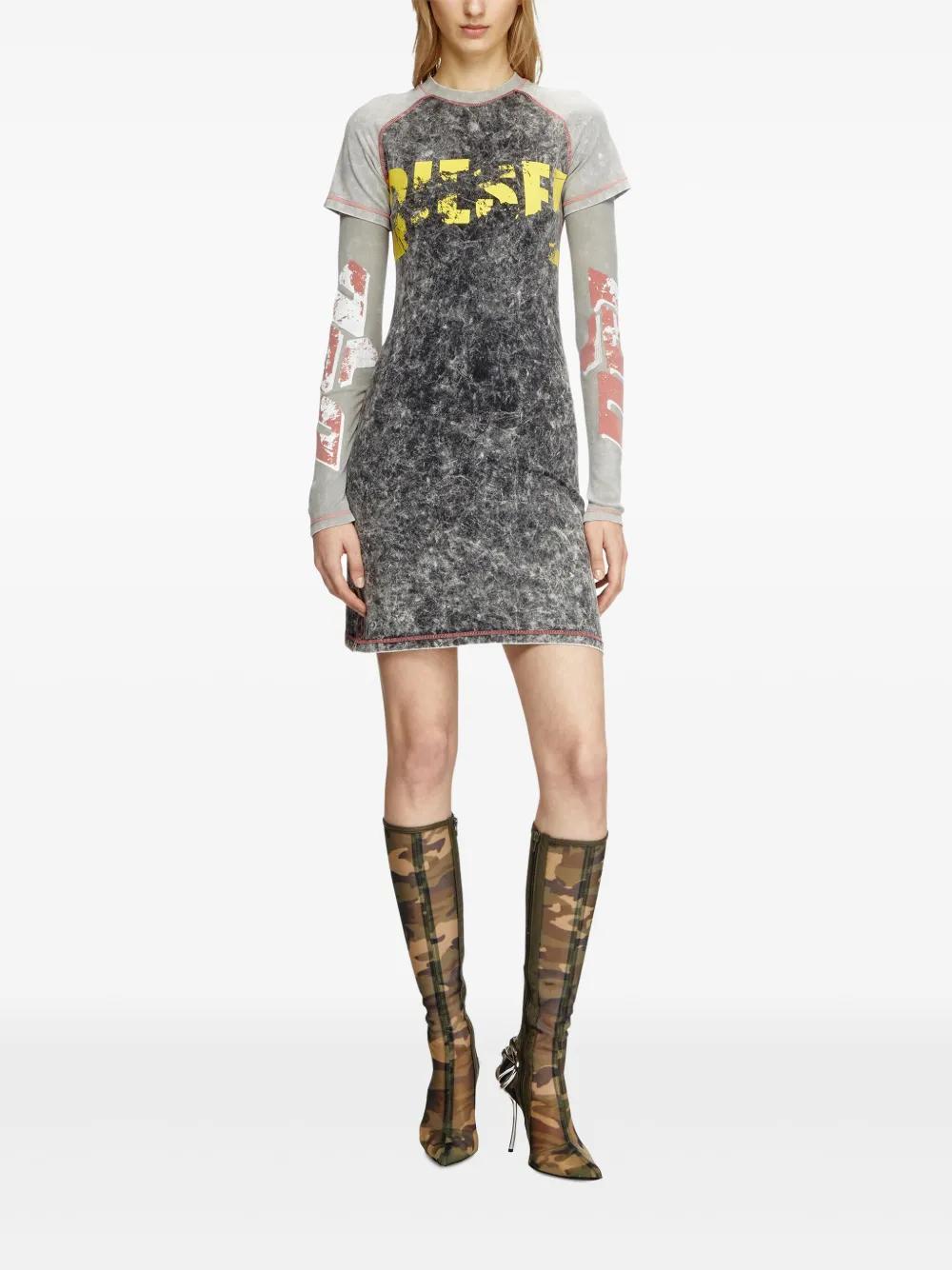 layered mini dress  Product Image