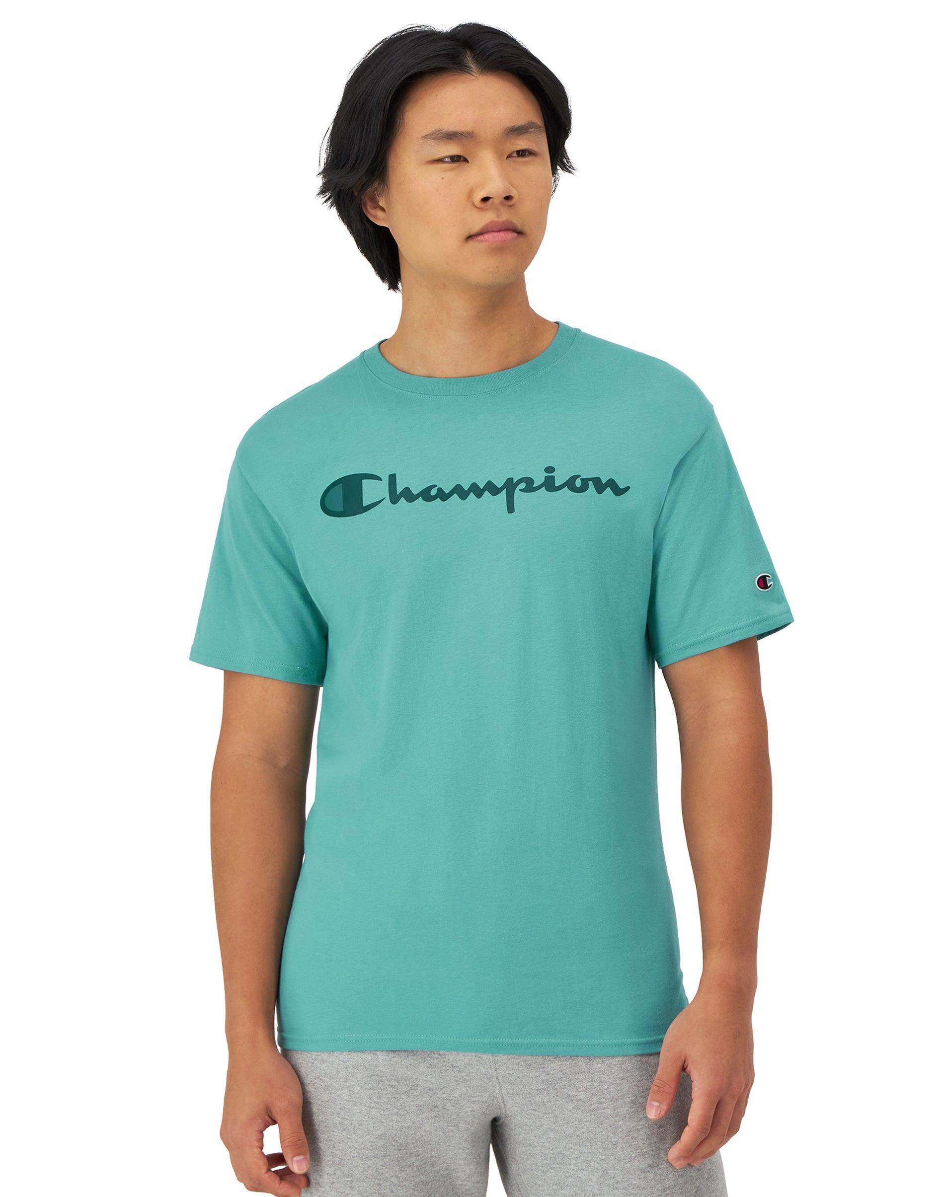 Men's Champion® Graphic Tee, Size: Large, White Product Image
