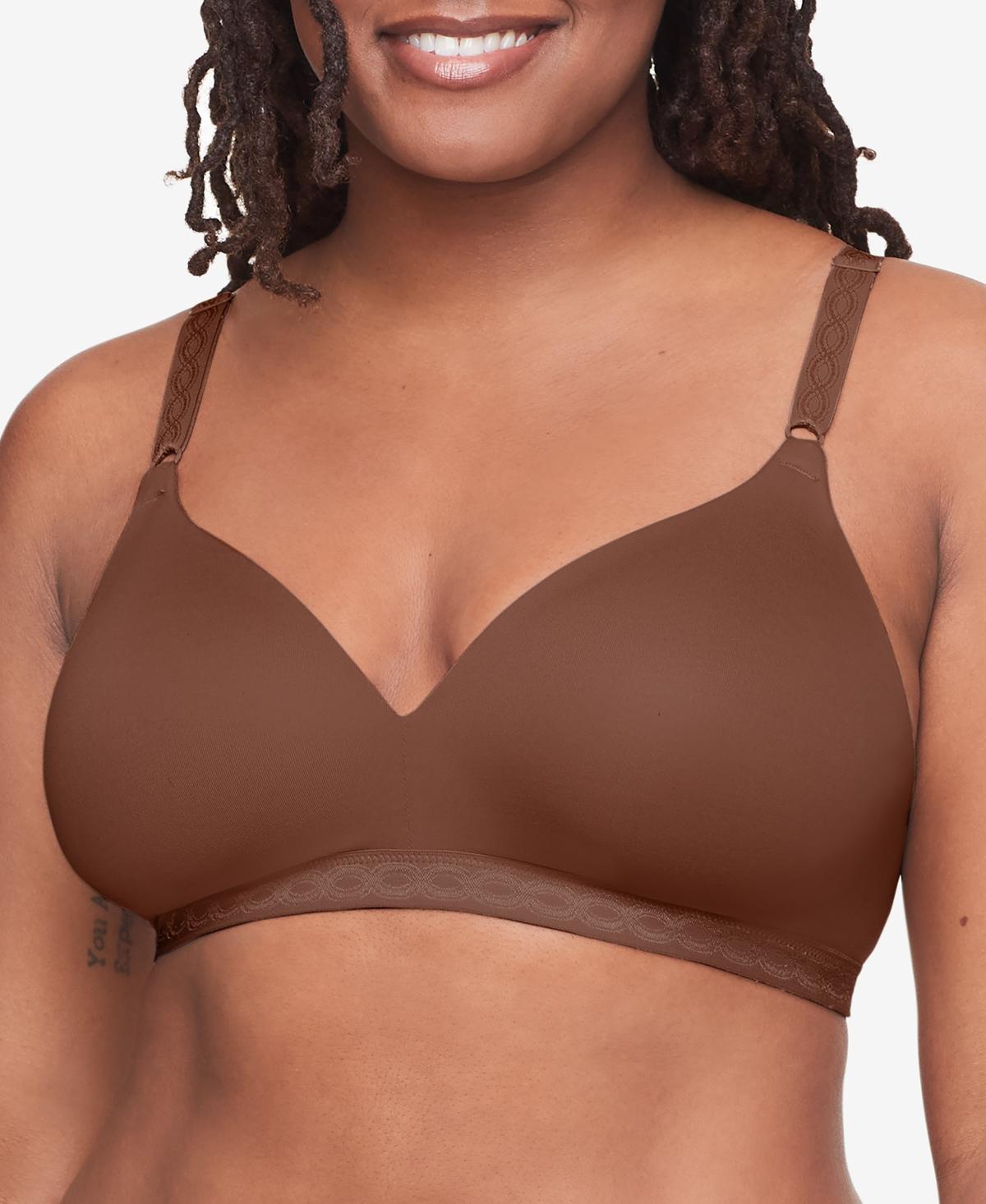 Warners Cloud 9® Super Soft Wireless Lightly Lined Comfort Bra 1269, Women's, Size: 32 A, Toasted Brown Product Image