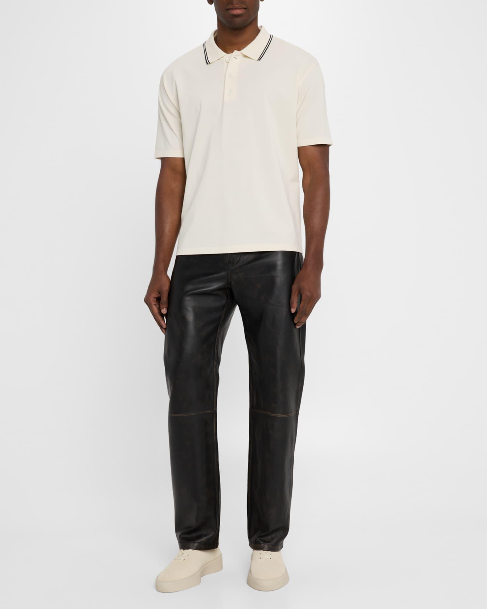 Mens Pique Polo Shirt Product Image