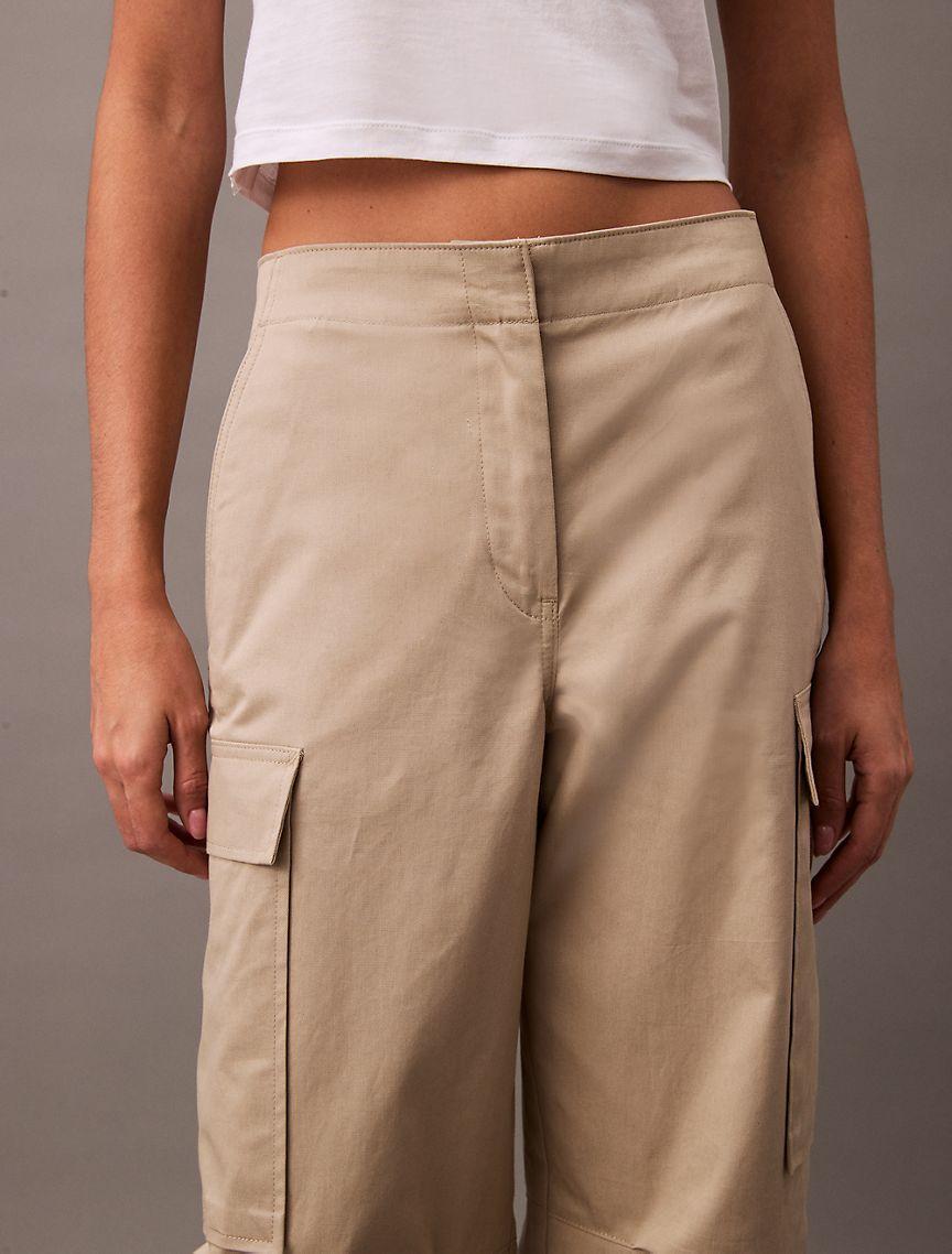 Cotton Twill Cargo Pants Product Image