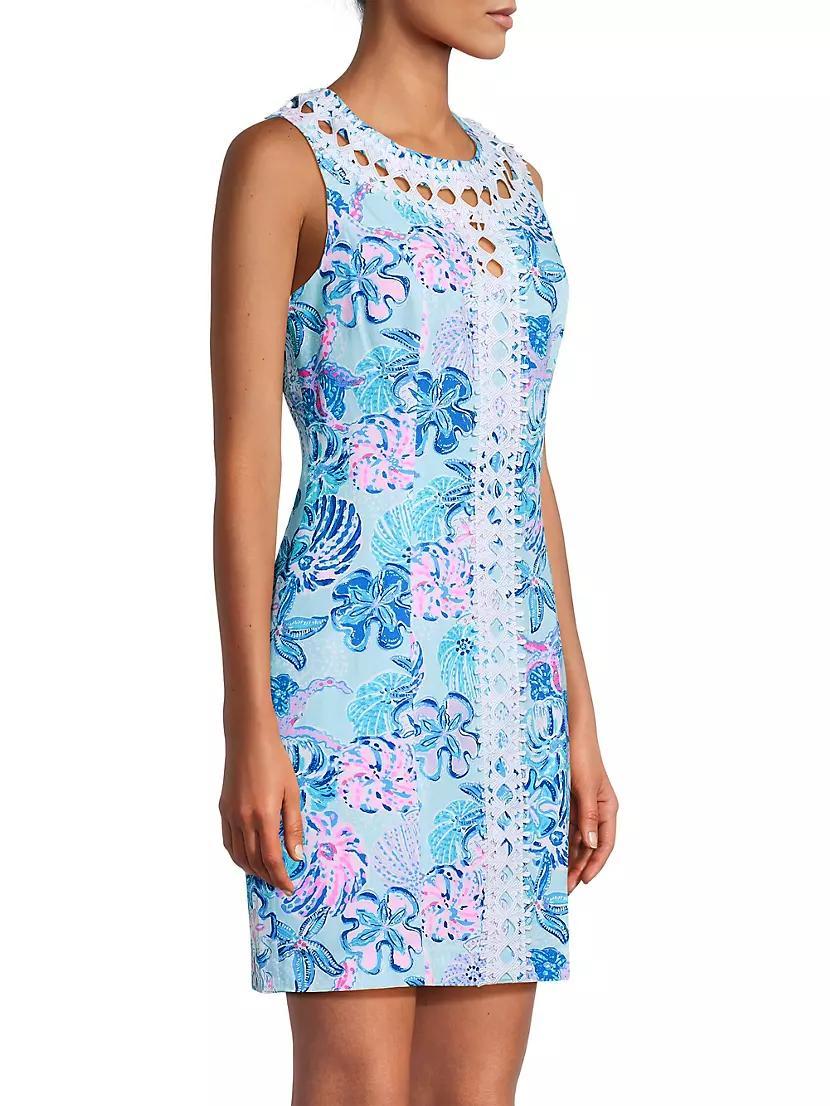 Mila Floral Lace Shift Dress Product Image