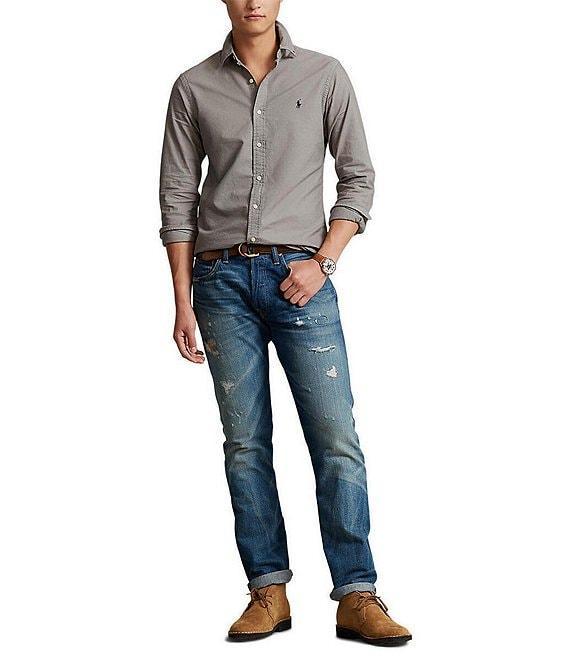Polo Ralph Lauren Classic-Fit Oxford Long-Sleeve Woven Shirt Product Image