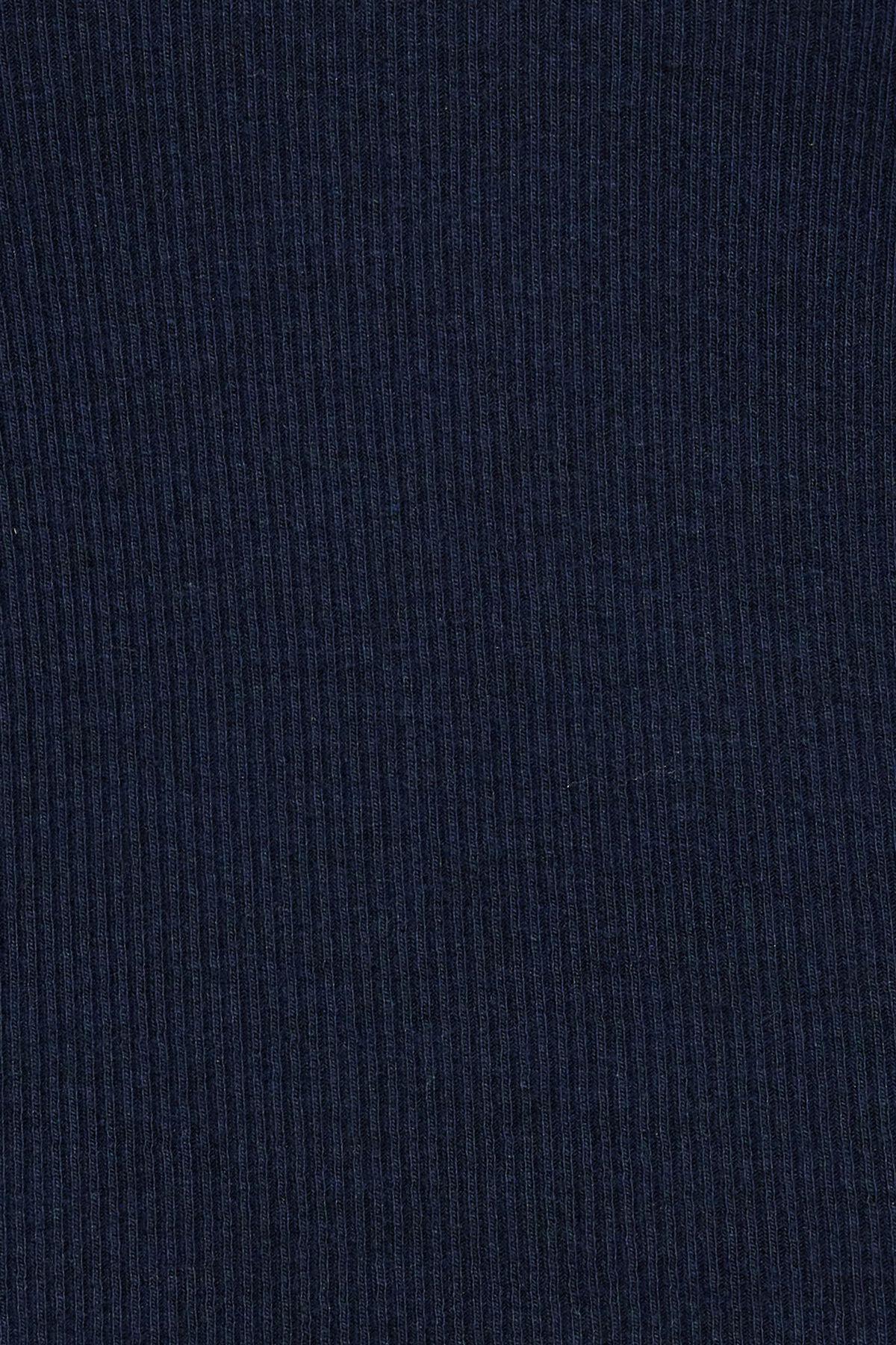 V Neck Ribbed Tee Product Image