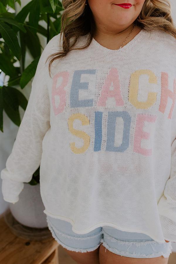 Beachside Knit Sweater Curves Product Image
