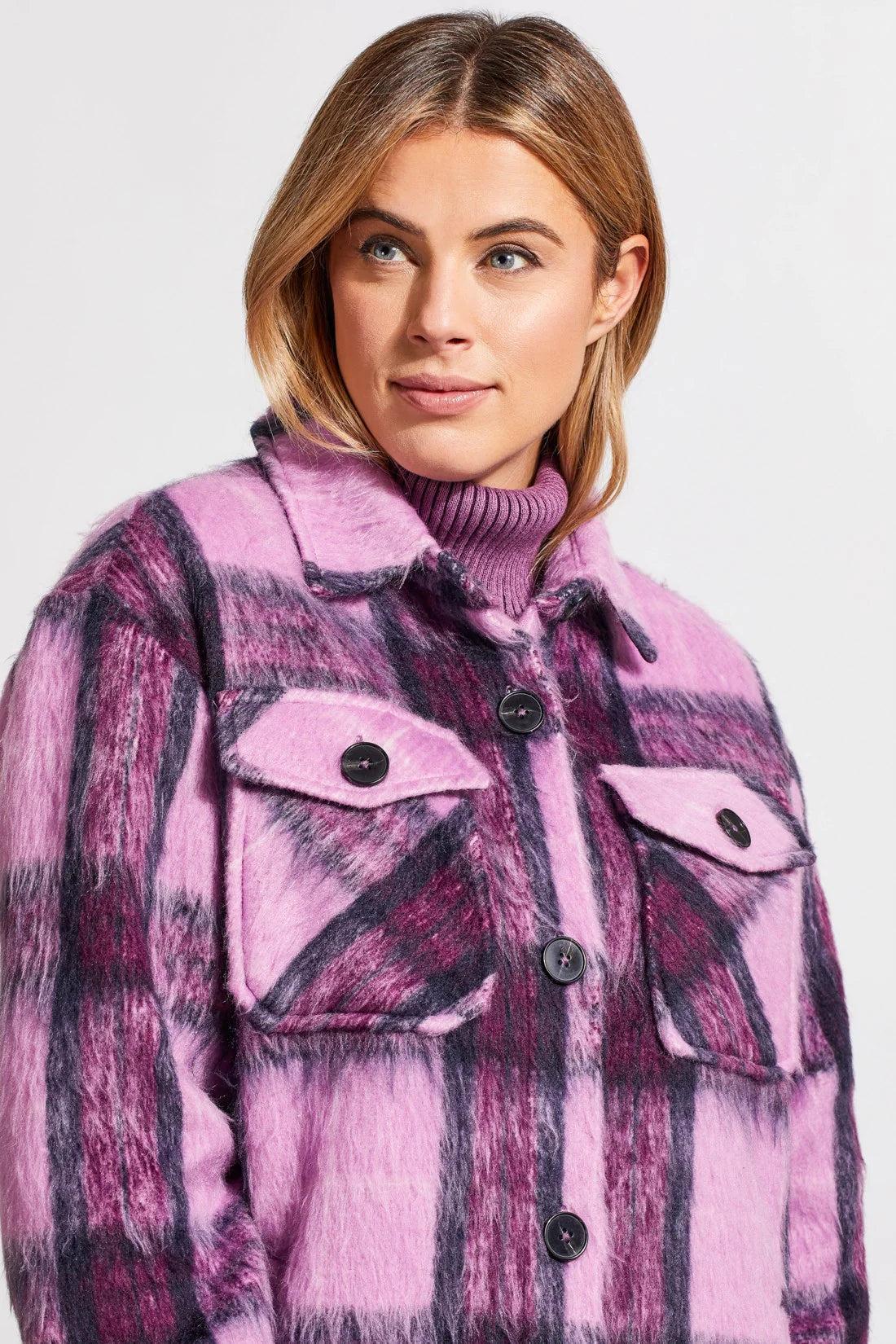 DROP SHOULDER SHACKET/COAT Product Image