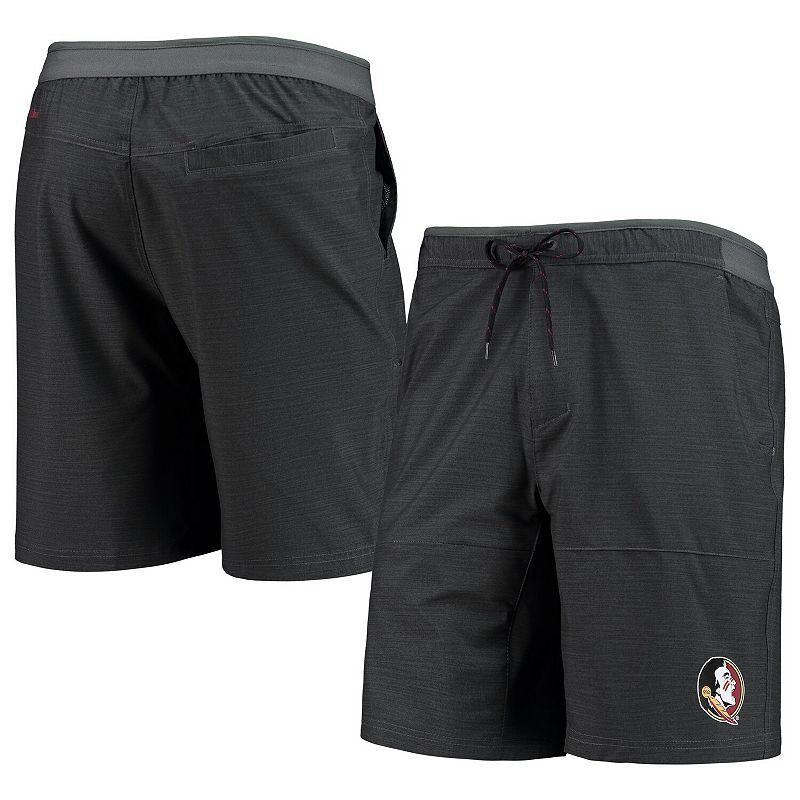 Men's Columbia Heathered Charcoal Florida State Seminoles Twisted Creek Omni-Shield Shorts, Size: Medium Product Image