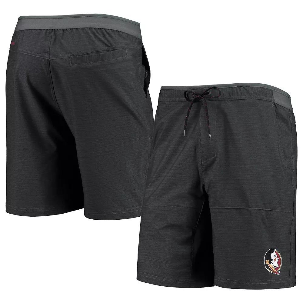 Men's Columbia Heathered Charcoal Florida State Seminoles Twisted Creek Omni-Shield Shorts, Size: Medium Product Image