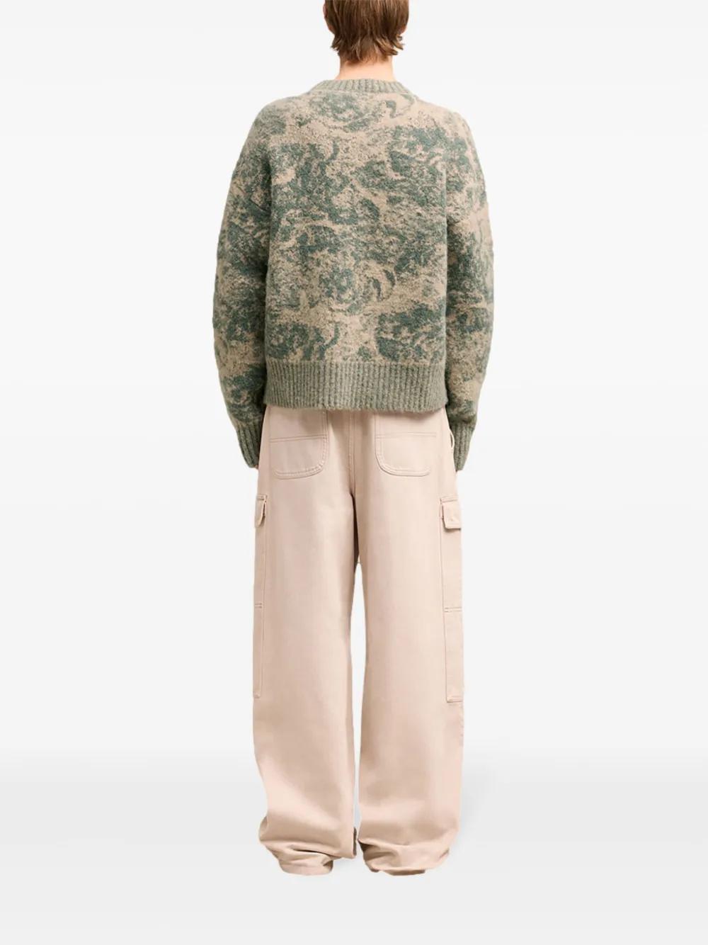 jacquard wool blend jumper Product Image