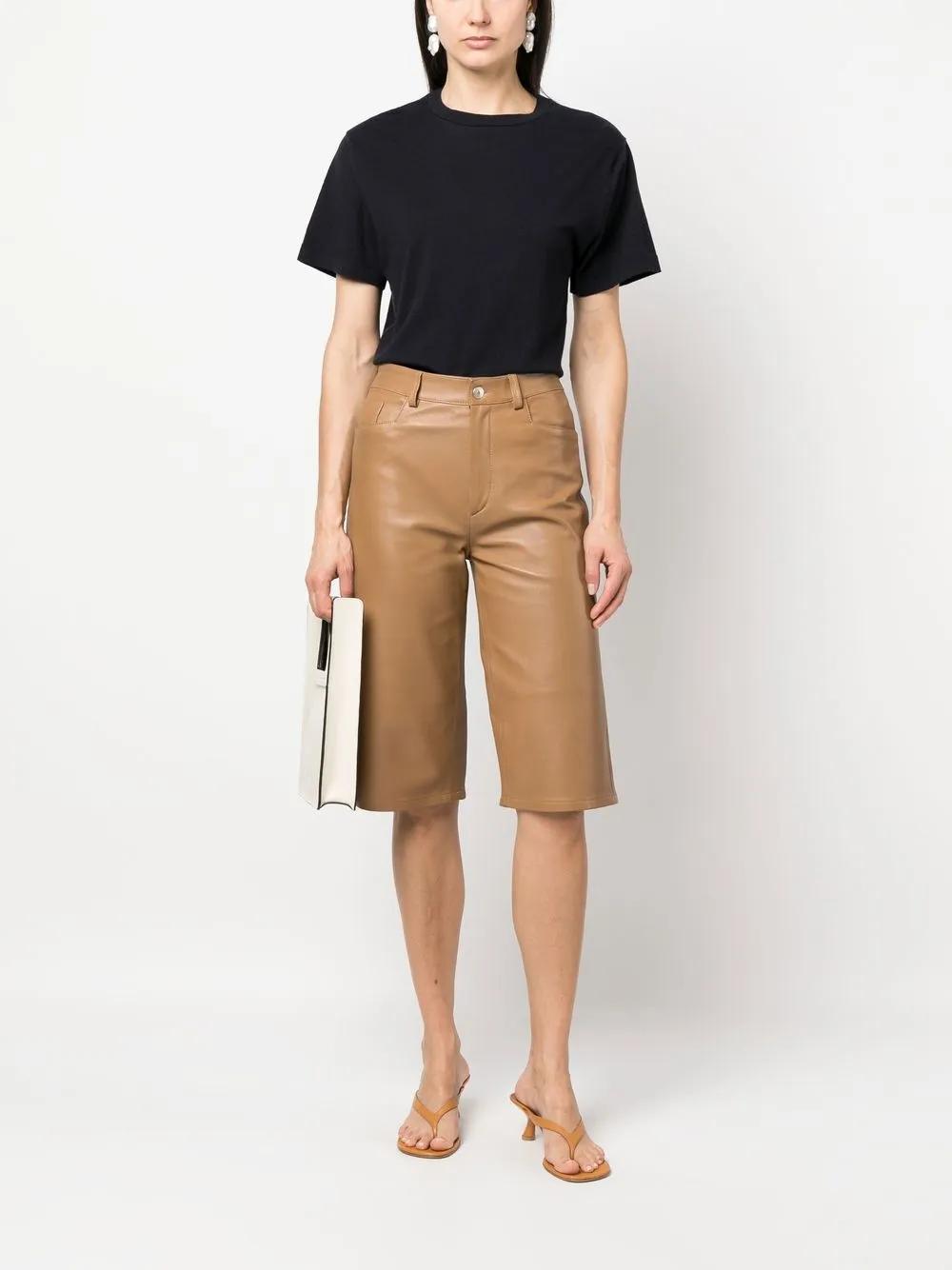 EXTREME CASHMERE Short-sleeve Cotton-blend T-shirt In Blau Product Image