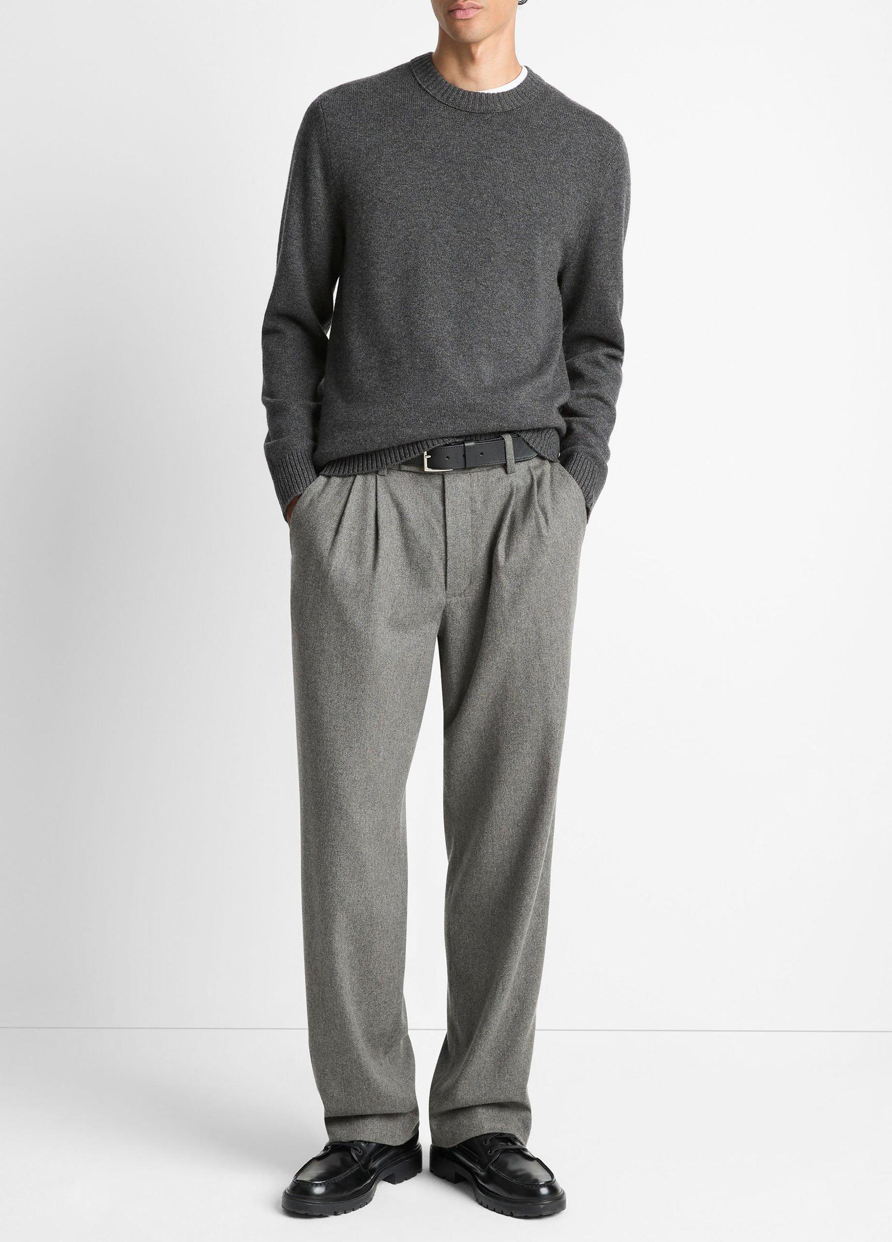 Wool-Cashmere Crew Neck Sweater Product Image