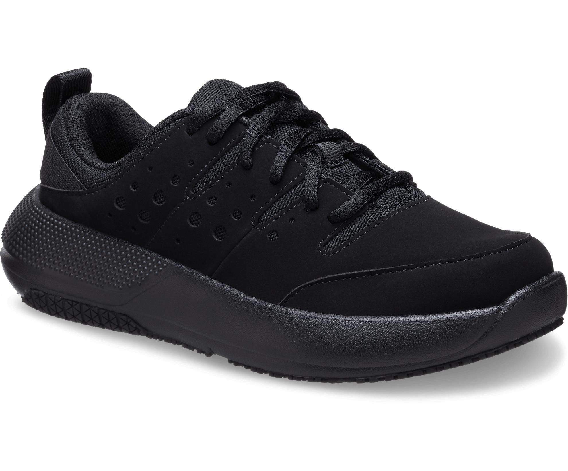 Crocs On The Clock Women's Work Sneakers, Size: 8, Black Product Image
