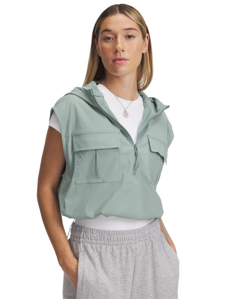 UA Unstoppable Utility Womens Sleeveless Hoodie Product Image