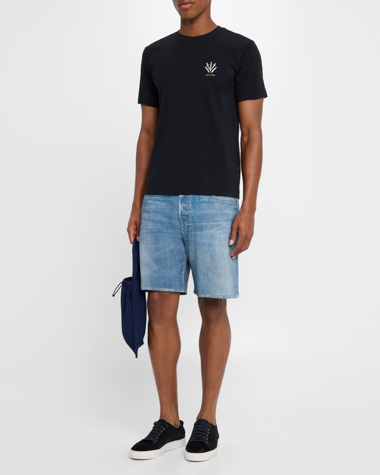 Mens Miramar Straight-Fit Denim Shorts Product Image
