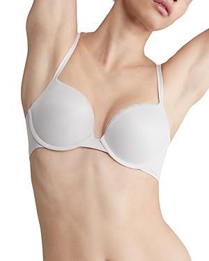 Calvin Klein Women's Liquid Touch Push Up Plunge Bra - Black - 32D Product Image