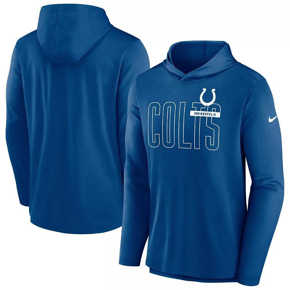 Mens Nike College Seattle Seahawks Performance Team Pullover Hoodie Blue Product Image