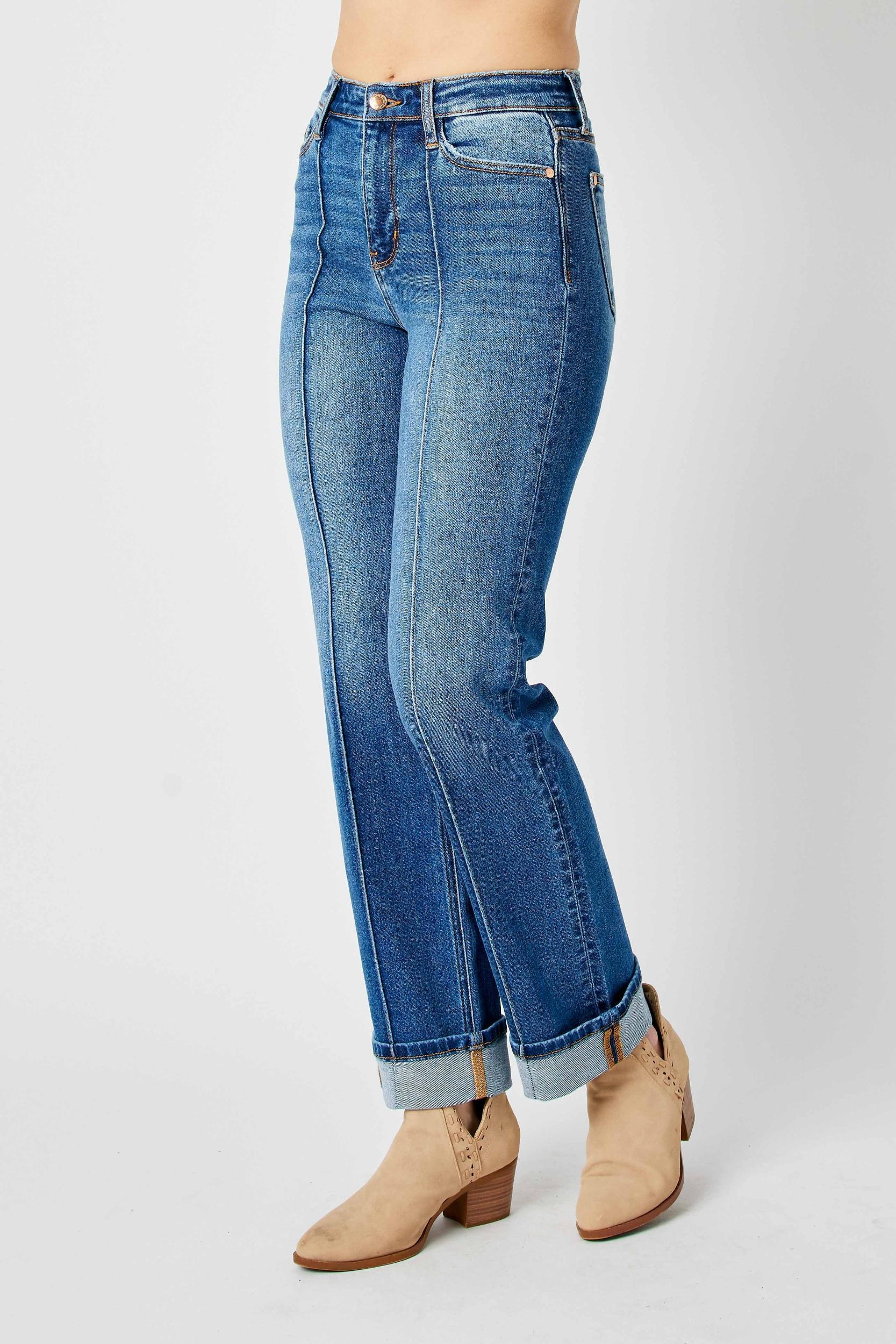 Judy Blue HW Front Seam Straight Cut Product Image