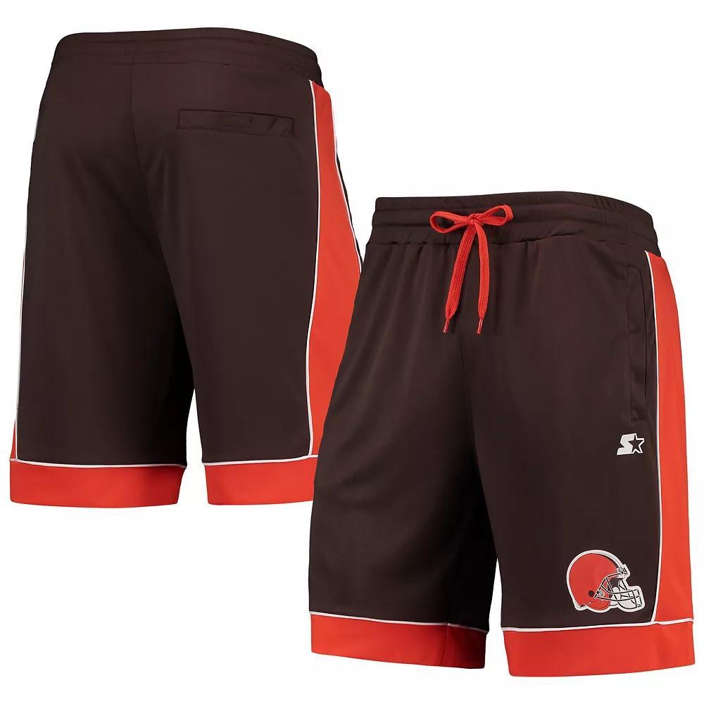 Men's Starter Brown/Orange Cleveland Browns Fan Favorite Fashion Shorts, Size: Small Product Image