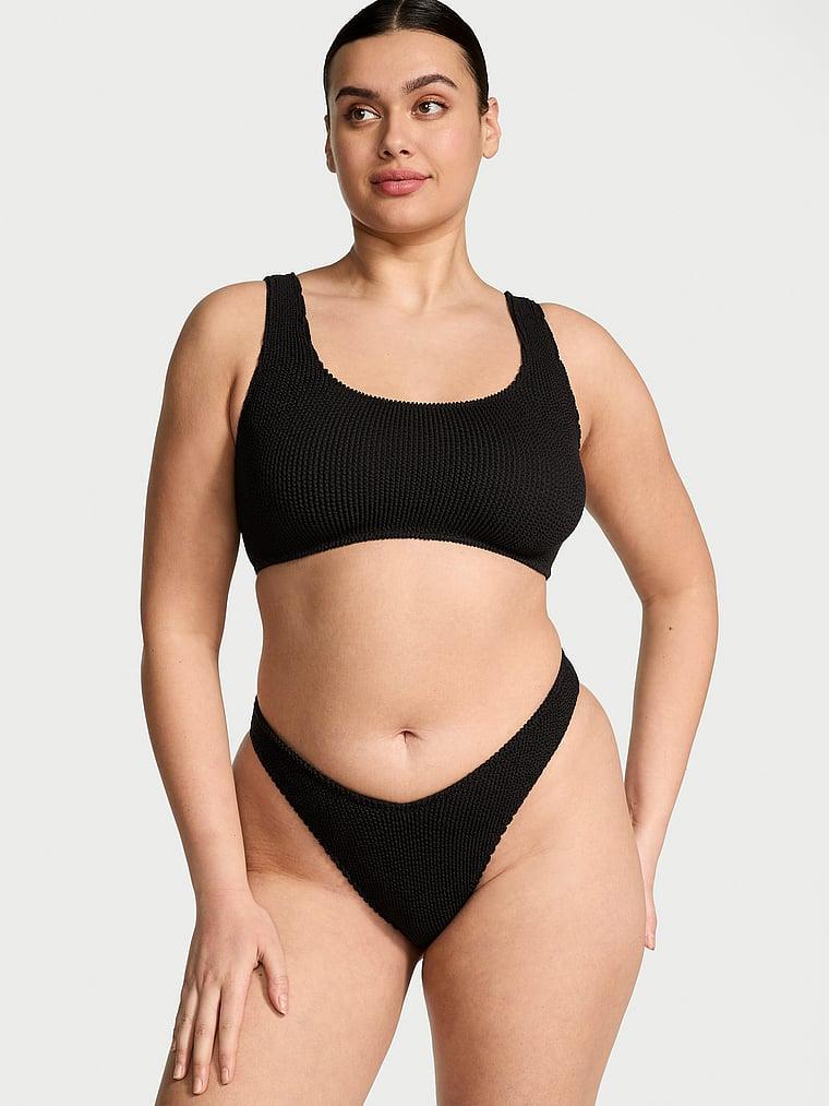 Crinkle Brazilian Bikini Bottom Product Image