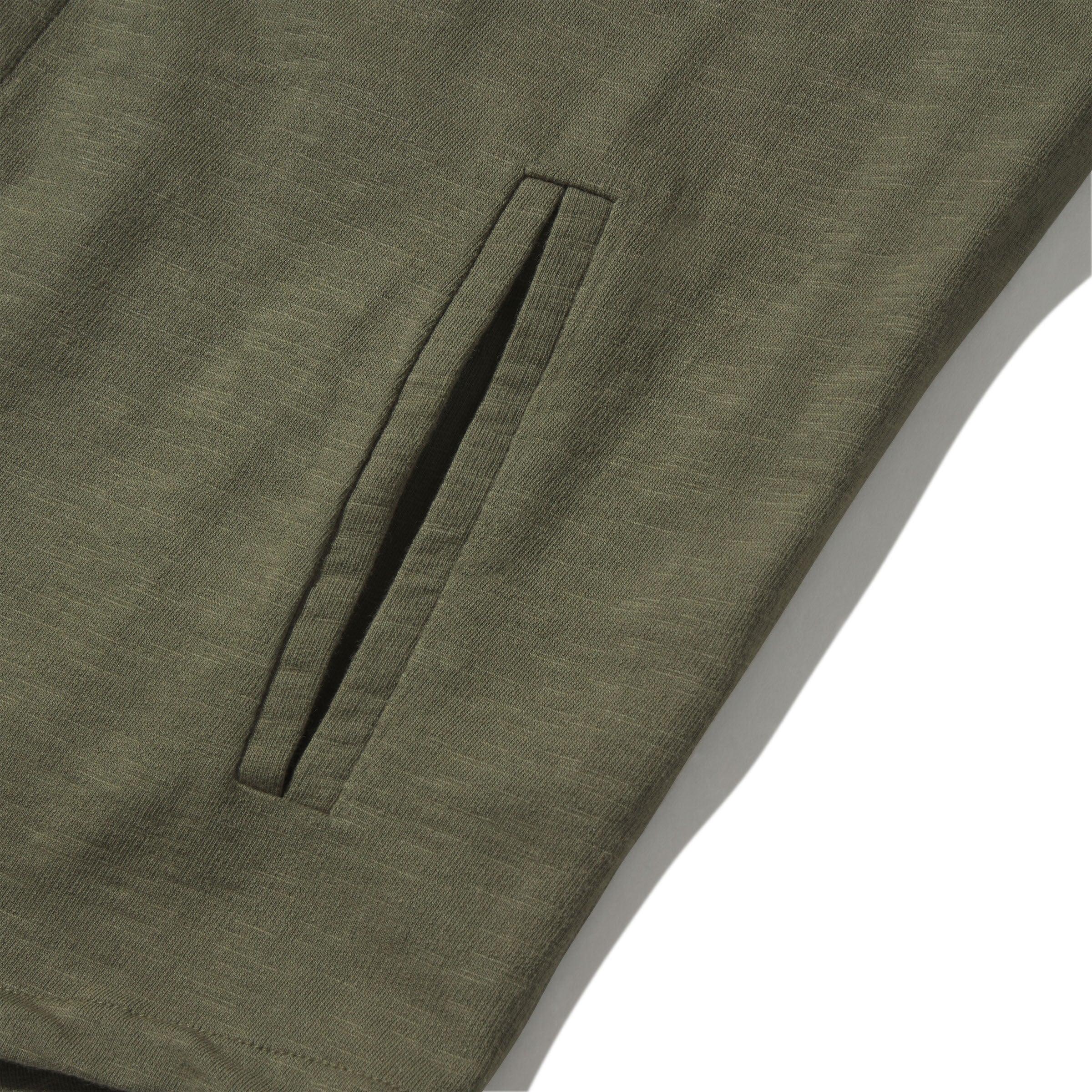 Hogan Knit Loopback Shirt Jacket - Olive (Final Sale)* Product Image