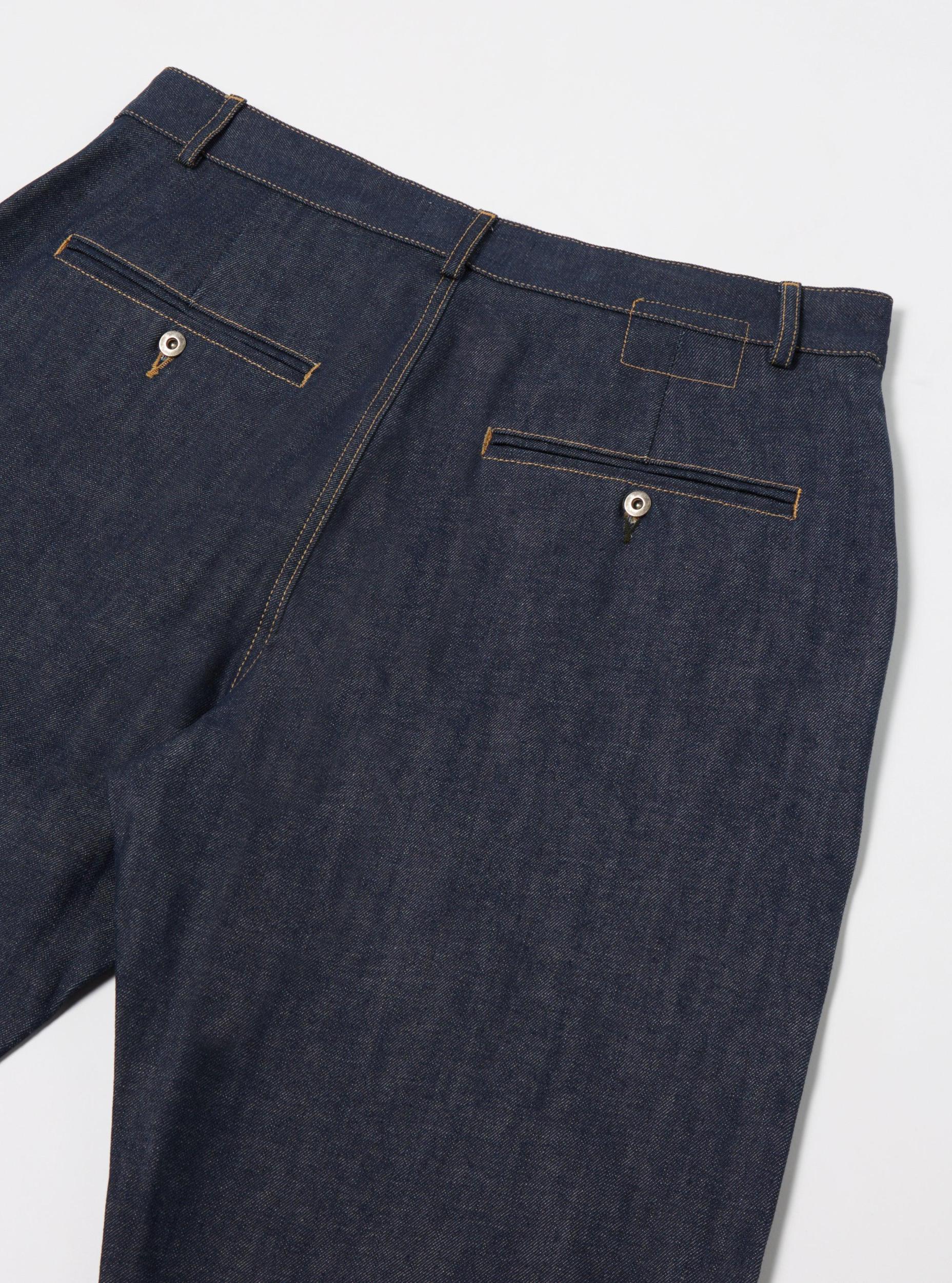 Universal Works Military Chino in Indigo 13oz Selvedge Denim Product Image